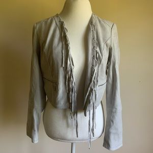 Grey Suede Jacket